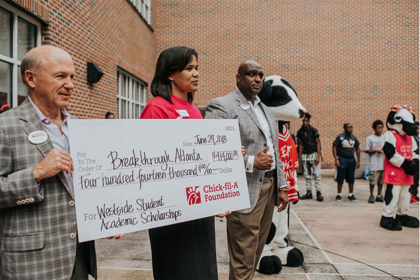 ChickfilA Foundation and Breakthrough Atlanta Partner to put Westside